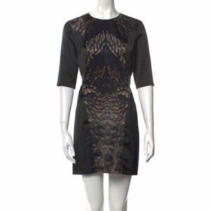 AllSaints Printed Mini Dress Size: M | US6, UK10